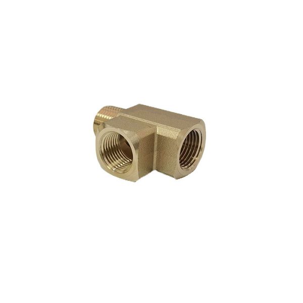 CNC Brass 90 Degree Elbow 3/8 NPT Male 3/8