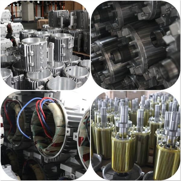 Скорость давления 1400рпм горизонтального трехфазного электрического двигателя полого вала высокая