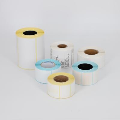 do rolo térmico do papel de etiqueta de 72gsm 75gsm etiqueta autoadesiva 40mm×30mm