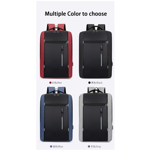 ISO Anti Theft Water Resistant Backpack Luxury Computer Backpack With Charger