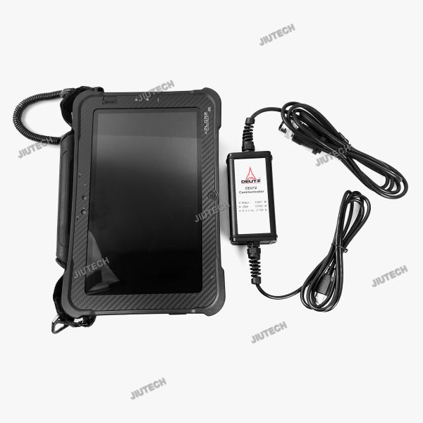Pronto para usar Xplore Tablet +Deutz Communicator OBD Adaptador com SerDia Software para diagnóstico SerDia 2010