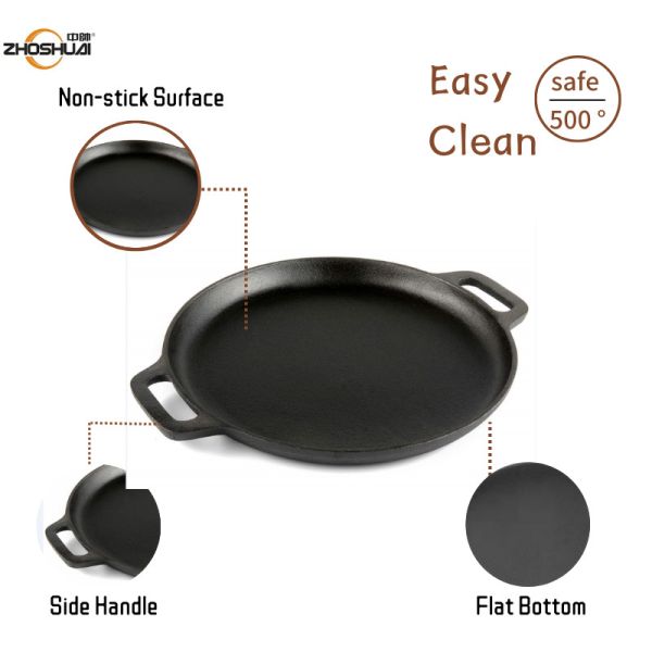 Pre закаленный лоток гриля литого железа сковороды 30/35cm литого железа