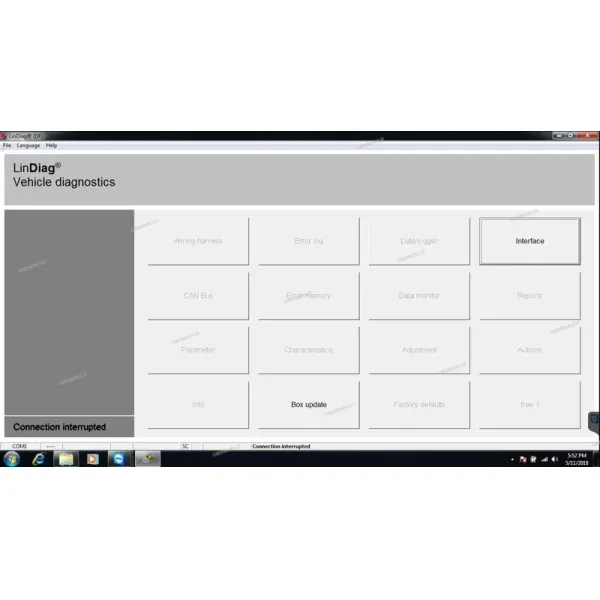 SCULI Software LIEBHERR Diagnostic Kit CF C2 Laptop for Liebherr Excavator Crane