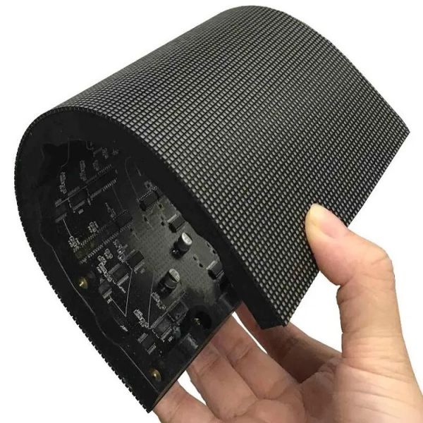 Energy-saving，Wide Viewing Angle Die Casting Aluminium Curved LED Screen Indoor Outdoor P3.91mm Digital LED Billboard