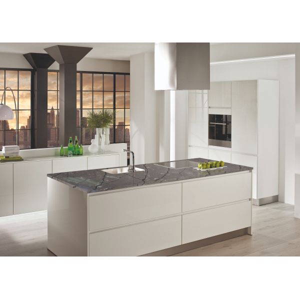White Quartz Engineered Stone Slabs Quartz Kitchen Slab Scratch Resistance
