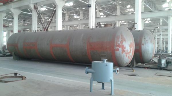 Chemical Liquid Horizontal Storage Tank Carbon Steel Titanium Material Option