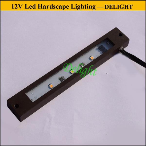 Stone & Brick light LED Hardscape Light for Post Column Lighting, LED Deck & Rail Lighting