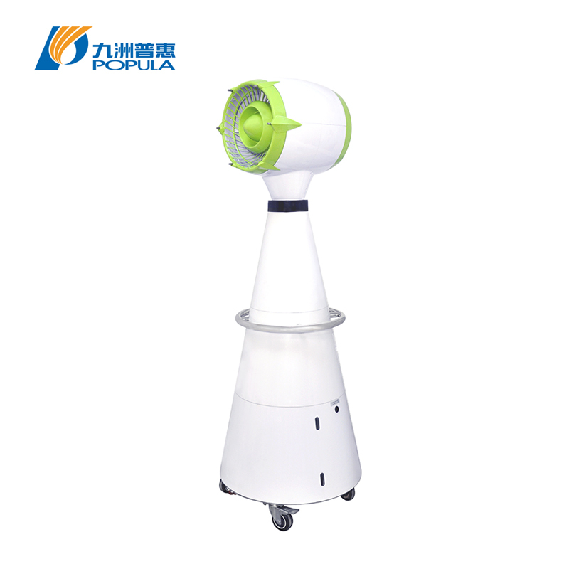 Mobile Pressure Type Misting Cooling Fan IPX5 Waterproof With DC Variable Speed Motor