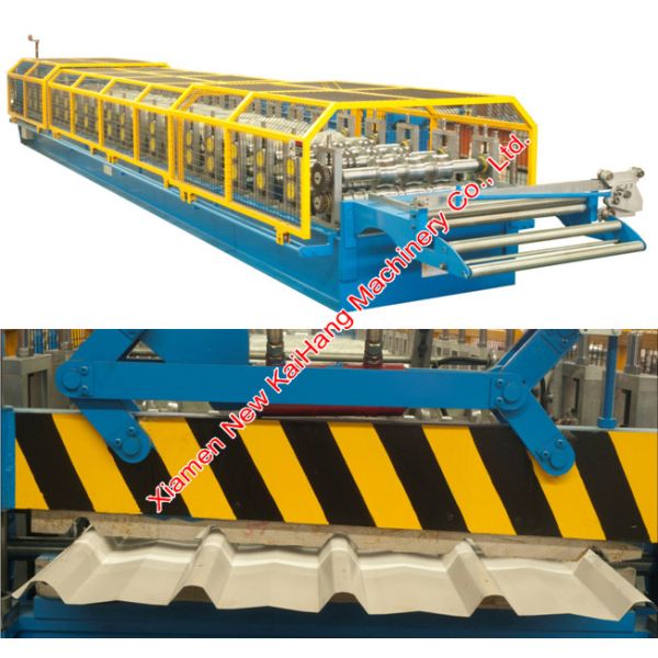 Roll former for trim deck 760 profiles, rollforming making machine, TD760 type