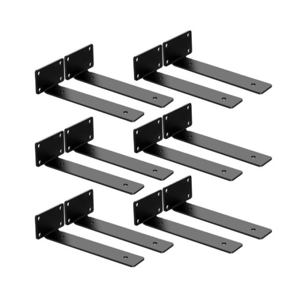 Промышленный стиль односторонний кронштейн с покрытием в порошке из литого железа Рустический промышленный дизайн