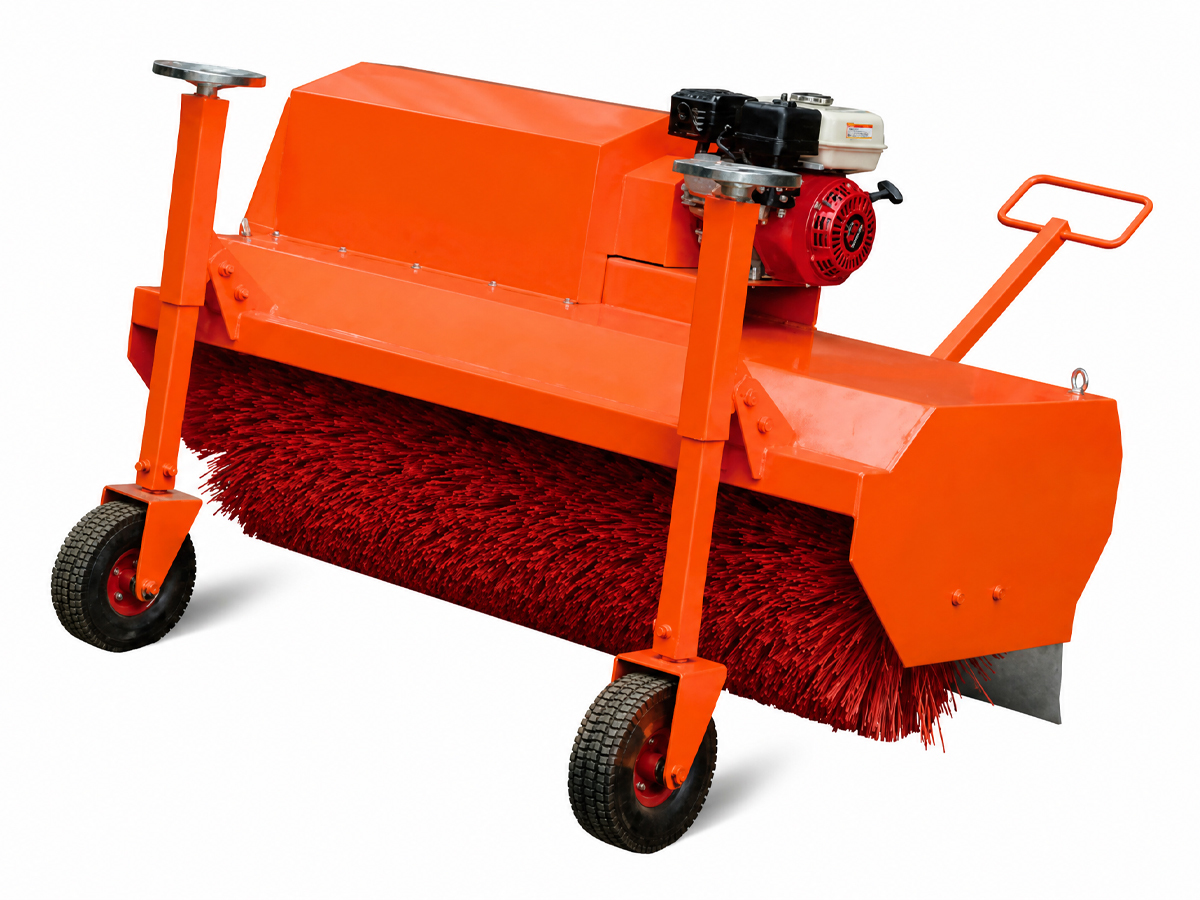 Artificial Turf Grooming Brush Machine 450m²/h | 1.5m Honda Sweeper