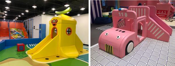 Kids Soft Indoor Playground Spinning Dog Inside Soft Play For Toddler Preschool