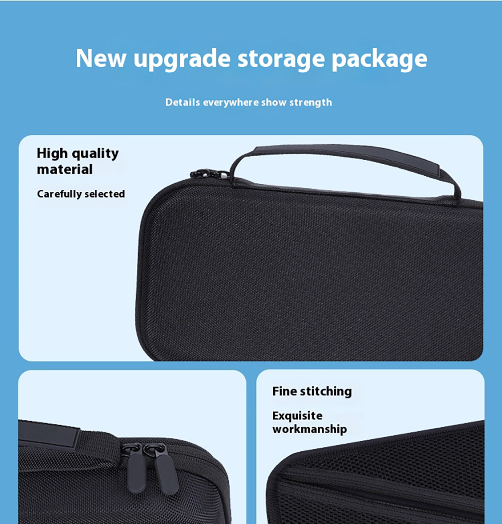 Laudtec Hard EVA Portable Travel Case Storage Bag Protective Pouch for Switch 2 with Game Card Slots