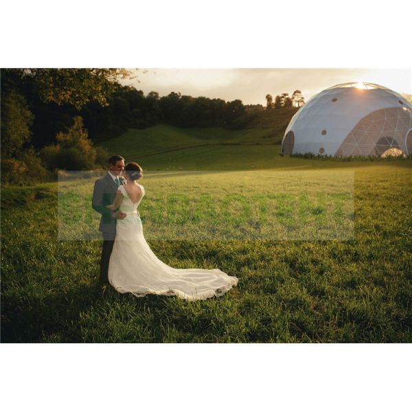 High Strength Steel Dome Tent , Event Outdoor Garden Tent Wedding Celebrate