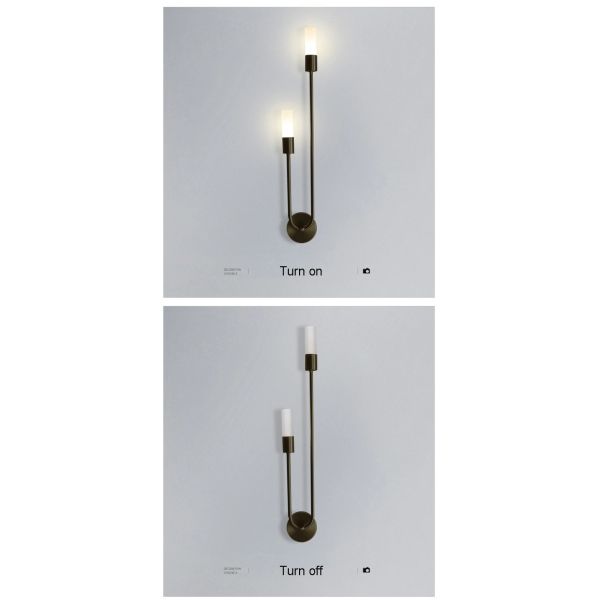 Luxury Wall Lamp Bedside Background Lamp Home Decoration Modern Led strip Crystal mirror headlights(WH-MR-84)