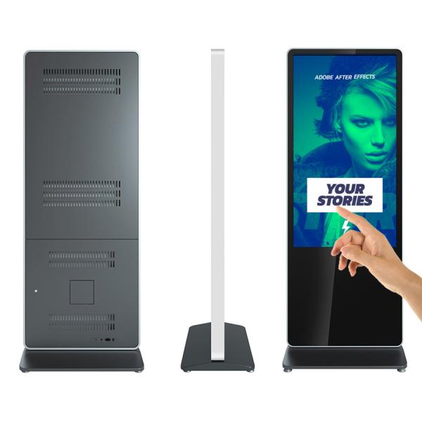 43 inch pedestal stand base ir touch screen advertising lcd Display photo booth photo printing kiosk