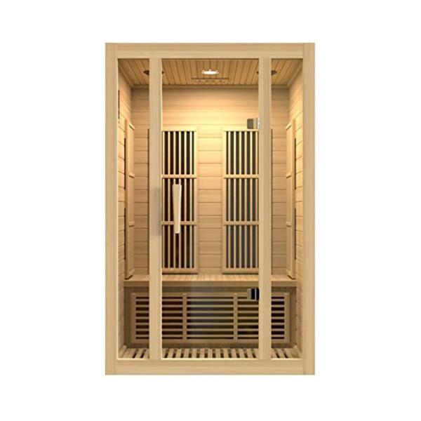 Single Large Computer Control Panel Commercial Custom Sauna Luxury Dry Steam Bath