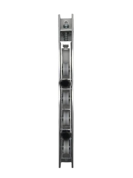 Hardware Accessories Heavy Duty Aluminium 4 Rollers Sliding Rollers Door Roller Sliding Door Wheels with Weatherstrip