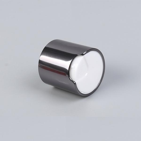 Tassel 24/410 Shiny Grey Aluminium Disc Cap For Shampoo Body Lotion