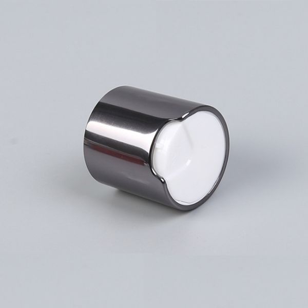 Крышка диска Tassel 24/410 сияющая серая алюминиевая для лосьона тела шампуня