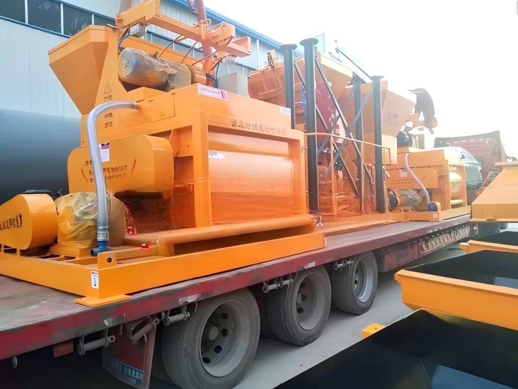JS Mobile Forced Mixing Plant Portable Concrete Mixing Station Cement Plant Equipments