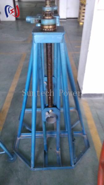 Utility Cable Drum Stand – Simple Reel Support for Power Line & Transmission Projects