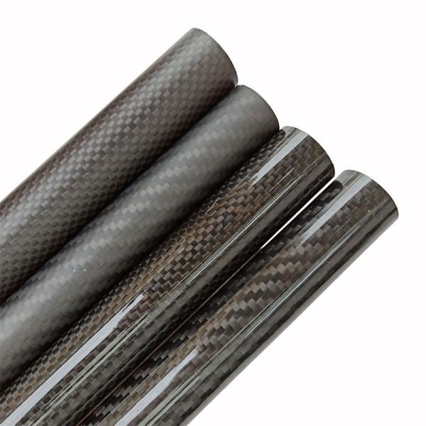 Sarja modular redonda 0.5mm - 20mm do tubo 3K da fibra do carbono