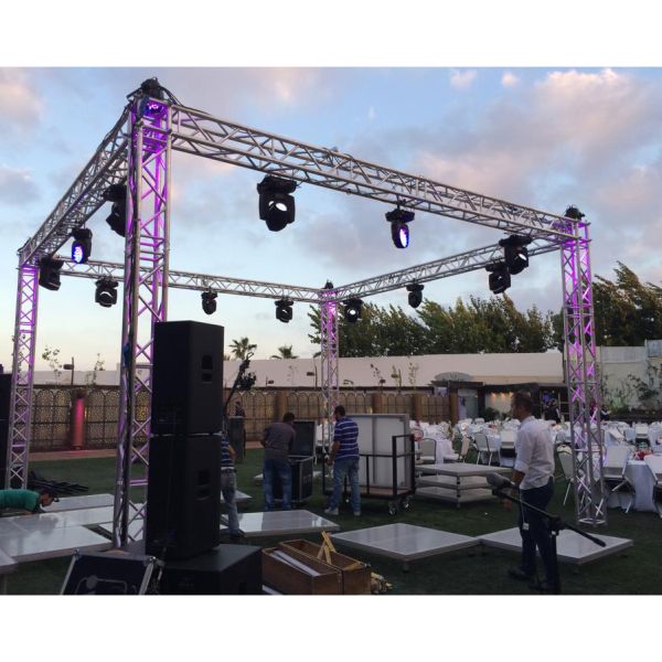 event accessories aluminum double swivel  jr stage truss pipe clamp