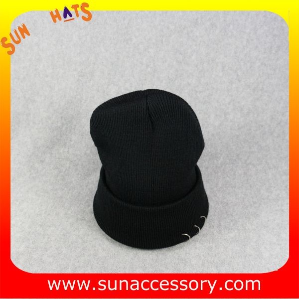 AK17016 Sun customized acrylic fashion promotion advertising beanie cap, logo can be sewing on the cap