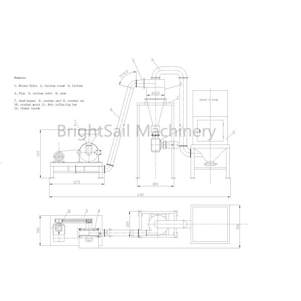 50-5000kg/H сахар SS304 пудрит меля оборудование
