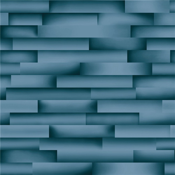 PVC White Grey Faux Brick Wallpaper Textured For Walls , Eco - Friendly