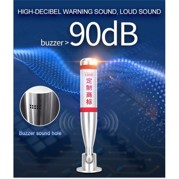 Flujo luminoso 400lm Luz de advertencia de torre Luces de pila LED para equipos pesados con garantía de aluminio