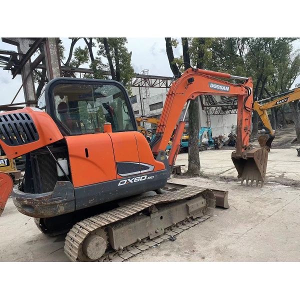 2018 Année utilisée Doosan DX60-9C mini excavateur En excellent état/Used Doosan mini excavateur à vendre