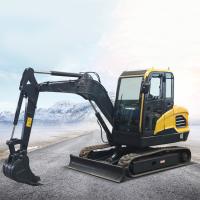 Poder super 4 Ton Mini Excavator Saving Energy Compact Digger Machine pequeno
