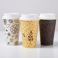 Le lait de café jetable non plastique revêtement à base d'eau en papier tabouret personnalisation écologique et biodégradable