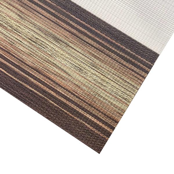 O arco-íris da fonte da fábrica do Semi-escurecimento cega a tela para cortinas da zebra de Persianas do escritório