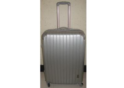 ABS Hard Shell Carry On Luggage Waterproof Silver ABS Material For Travel
