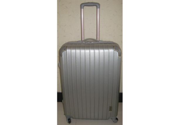 ABS Hard Shell Carry On Luggage Waterproof Silver ABS Material For Travel