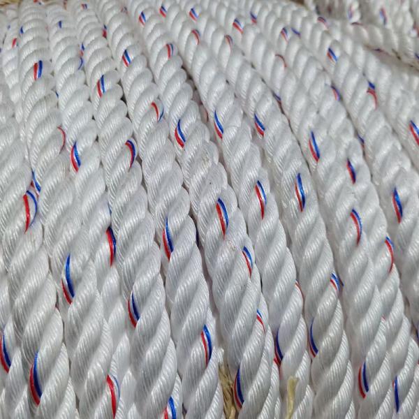 Twisted PE Rope 100% Virgin Material PE Twisted 3 Strands Rope for Fishing and Marine