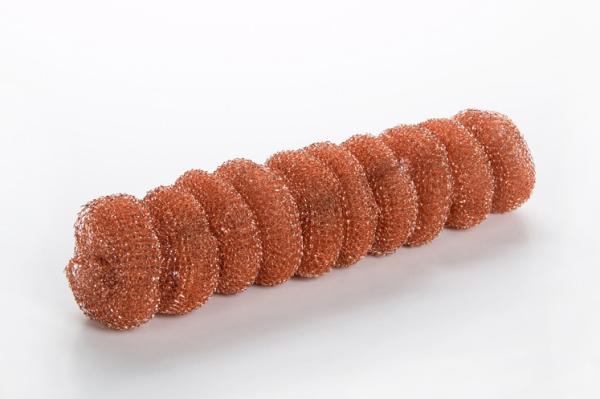 Reusable Washing Pure Copper Scrubbers Durable With Strong Corrosion Resistance