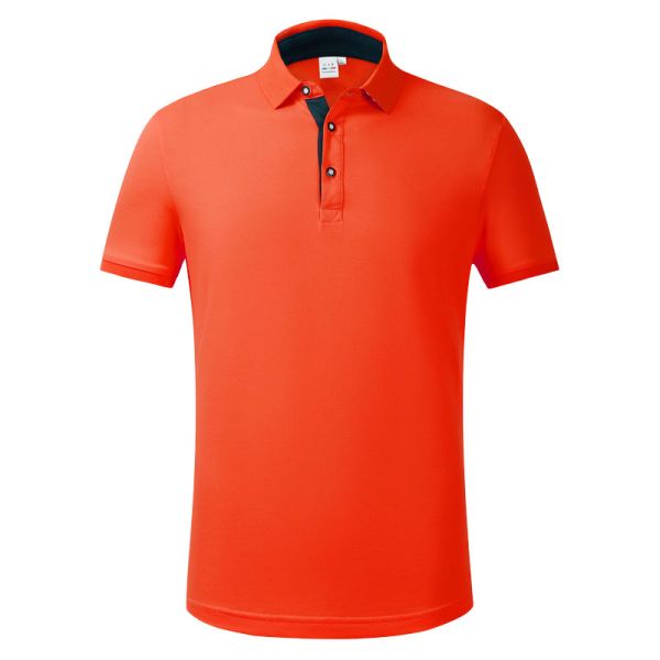 No Pilling Short Sleeve T Shirt SGS Mens Plain Polo Shirts Breathable