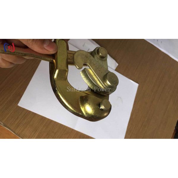 30KN Automatic Conductor Gripper with Self-Locking Mechanism and High-Strength Alloy Steel for Transmission Line Stringing