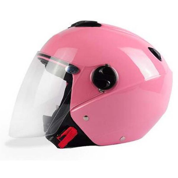 Electric Scooter Bike Open Face Helmet with Quick Release System and ECE Standard