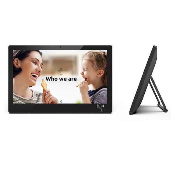 21.5-inch LCD monitor, wall-mounted commercial digital signage, electronic menu screen for catering, fitness interactive all-in-one machine with Wi-Fi & Android system