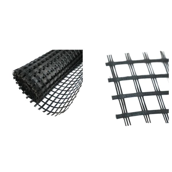 растяжимое Geogrid битума earthlock 25-200kN двухосное объединенное высокое