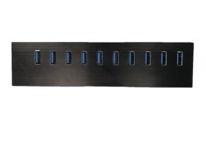 10 Port USB Charging Power Strip Hub / Power Distribution Unit For Office Use