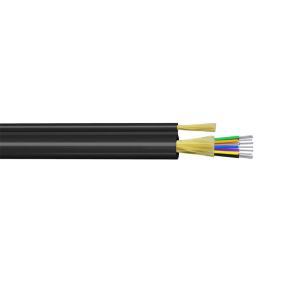 OEM Indoor Figure 8 Fiber Optic Cable Aramid Yarns FTTH Internet Communication Cables FRP GJFJTC8Y
