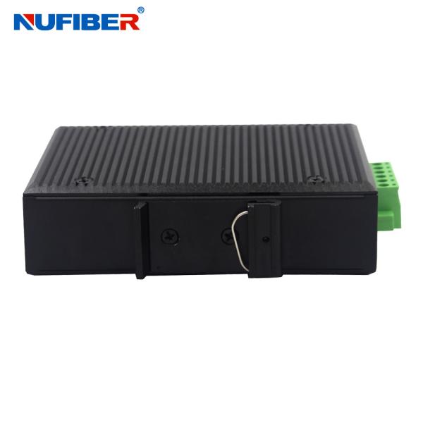 Dual Fiber 1000M Unmanaged Industrial Switch , Optical Media Converter With 2 Ethernet Ports