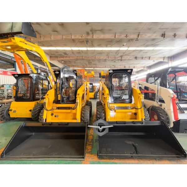 850kg JC60 Skid Steer Loader with Broom Hot Sale In South Africa