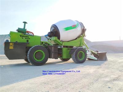 Auto concreto do aparelho de manutenção 4m3 de SCEC que carrega a máquina do caminhão do misturador concreto